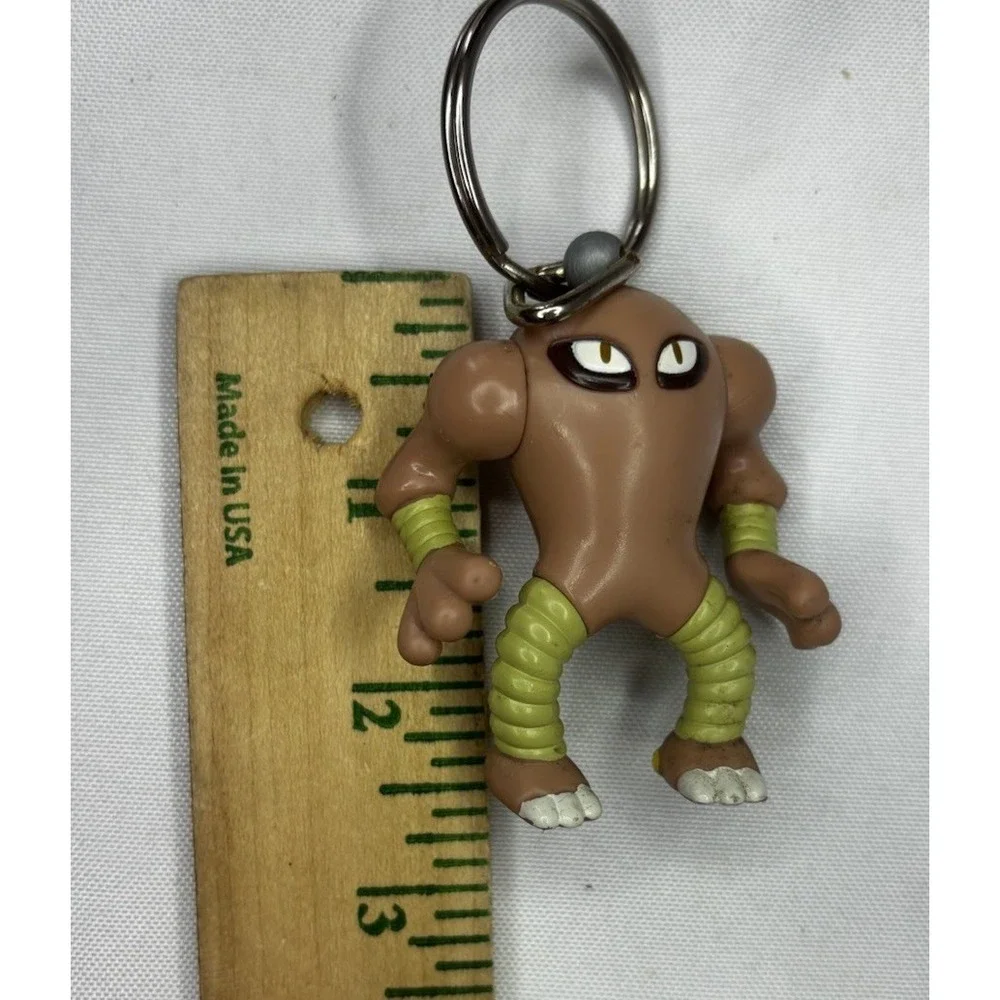 3 Vintage 1999 Pokemon Key Chains Burger King With Pokeballs